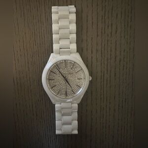 Michael Kors Women’s White Ceramic Watch